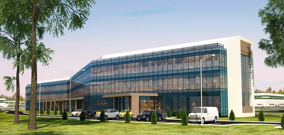 Архитектурный проект административного корпуса планируемого индустриального парка «Гераклид» в Севастополе.